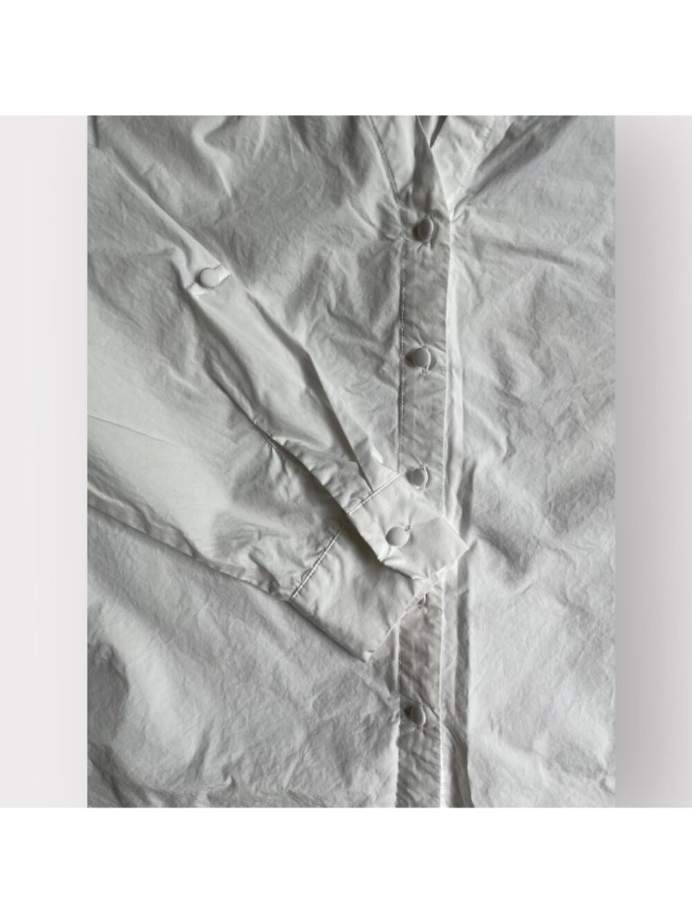 Mare Mare Anthropologie Size M White Henriette Lace Up Tunic Button Down Shirt - Picture 5 of 10
